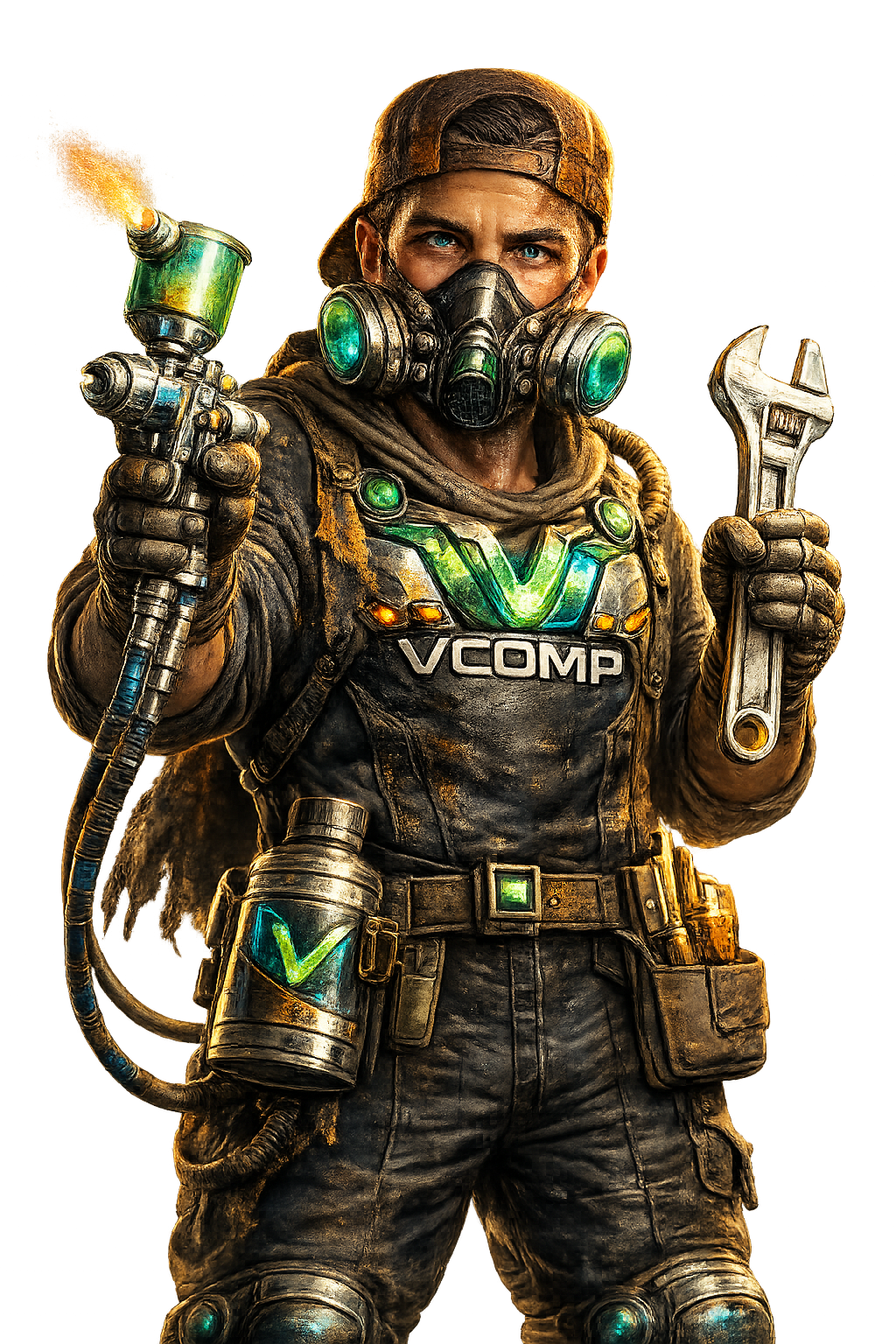 Mascote VCOMP - Profissional Automotivo